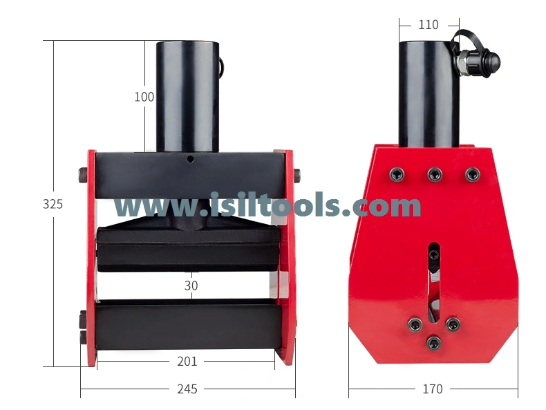 Igeelee Bending Tools CB-200A Hydrauilc Busbar Bender Copper Bending Tool for 12mm Max of Sheet, Applicable for Al/ Cu Sheet