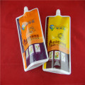 Heat-sealed transparent industrial plastic packaging bag