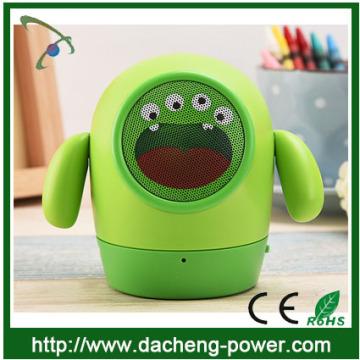 Newly mini android robot design mini bluetooth speaker 2016