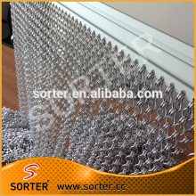metal double link chain fly screen