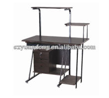 Wood long computer desk use at office or home