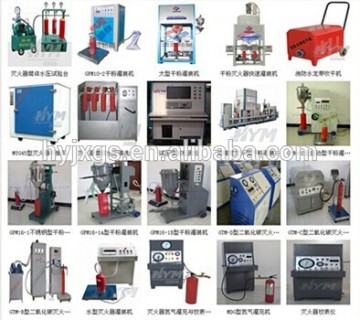 fire extinguisher servicing machine / fire servicing equipment