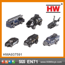 Child Police Alloy Toy Diecast Model Car