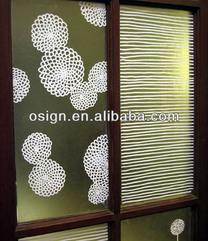 PVC window sticker, pvc decorative film,glass sticker