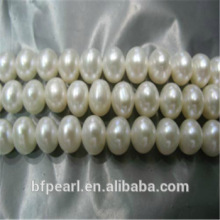 6-7mm White Button Shaped Real Natural Cultured Freshwater Pearls Price