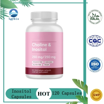 Custom OEM Choline Inositol Supplement Capsules Boost Fat Metabolism & Cognitive Function