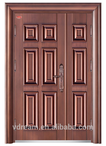 steel door with cooper color, cooper door