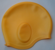 ear-protection swim caps