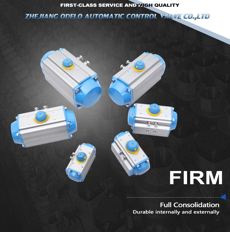 CE Approved AT Series Spring Return Single Acting Pneumatic Valve Actuator