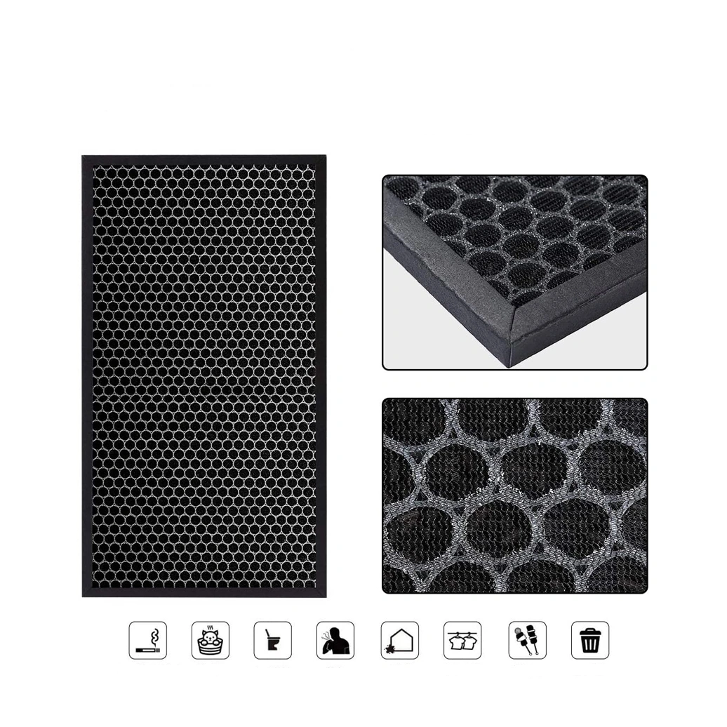 H12 H13 Fzd40hfe Fzd40dfe 5 in 1 True HEPA HEPA & Deodorizing Filter Replacement for Sharp Air Purifier Model Kcd40e/Kcg40lw/Kcg50lw