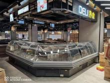 Commercial meat refrigerator counter display cooler