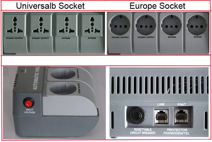 HEYA Home Socket Relay Type 220V Voltage Regulator Stabilizers With 110V Output