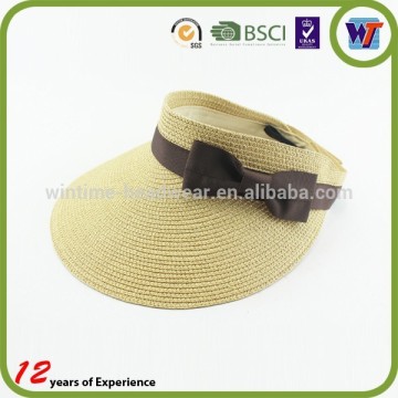 plastic sun visor hats short visor cap uv sun visor caps with flower