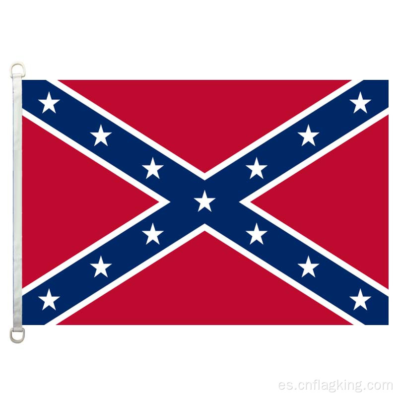 90 * 150cm Bandera Confederate_Rebel 100% poliéster