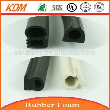 waterproof silicone rubber foam strip/rubber seal strip