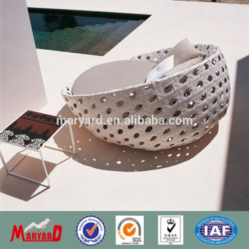 Wicker round daybed outdoor daybed round