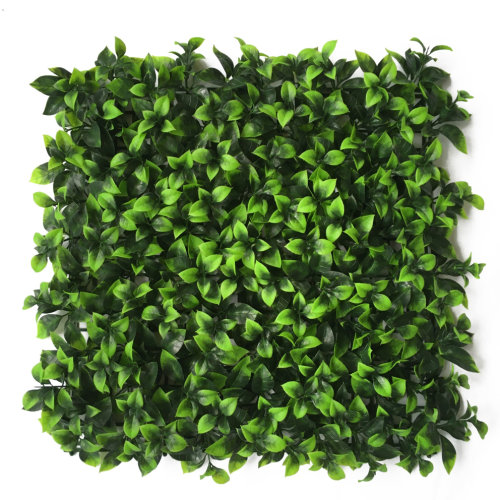 Artificial boxwood panel hedge mats green grass wall