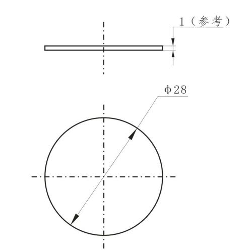 超音波スキンスクラバー用ピエゾディスク2MHz