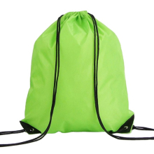 Factory Custom Logo Sports Backpack 210D Polyester Drawstring Bag