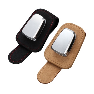JDMotorsport88 Suede Car Visor Sunglasses Holder & Ticket Clip