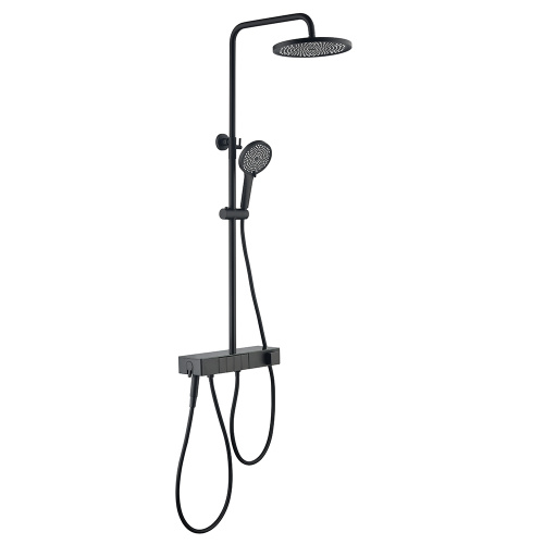 Matte Black Shower Faucet Set