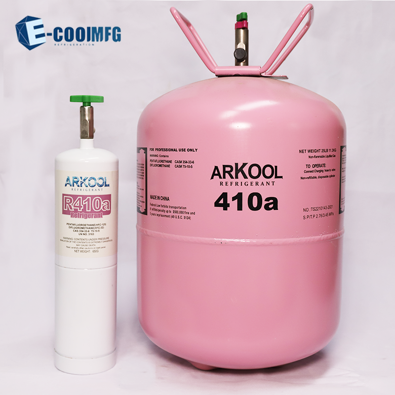 OEM R410a refrigerant gas can for a/c refrigeration system low price  in hydrocarbon