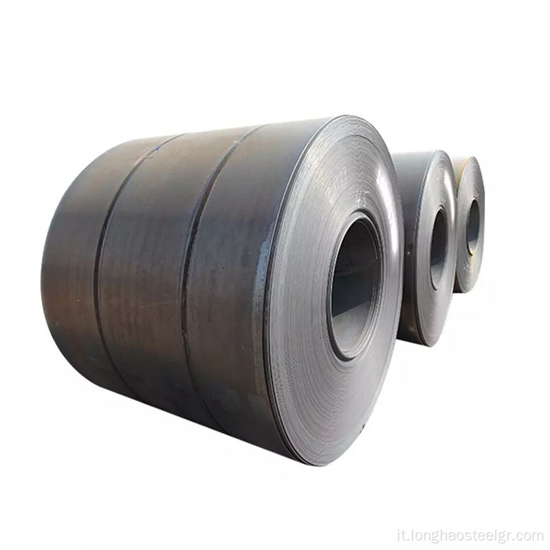 1800mm 200 din jis q235b carbone d'acciaio bobina