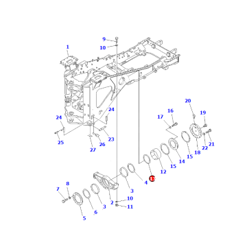 427-46-12311 Packing adequado para carregador de rodas WA800-1-13