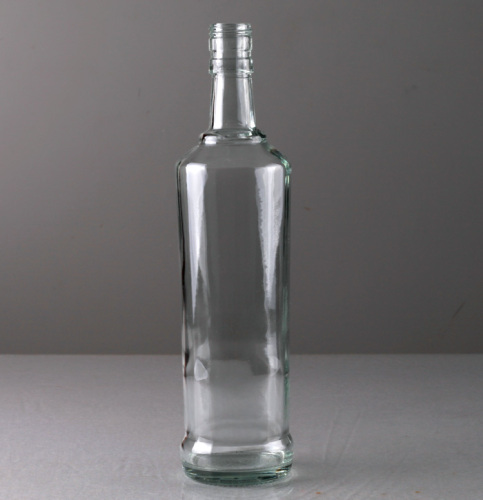 Runde Glas Wodka-Flasche 700ml