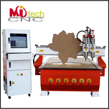 MITECH1325 double spindle auto exchange tool cnc router