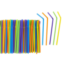 Customized Disposable Colorful Flexible PLA Biodegradable Drinking Straws