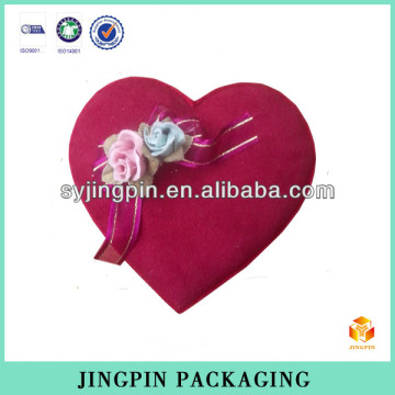 factory flocking paper packaging box with 2.0mm paperboard