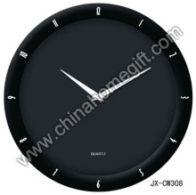 Black Plastic Quartz Wall Clock