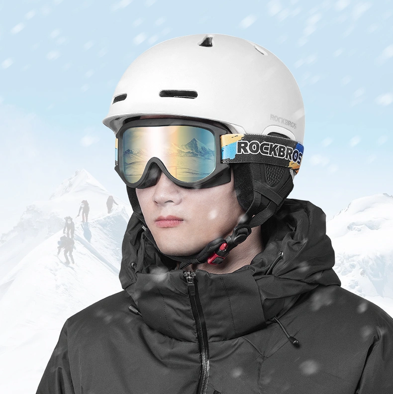 Rockbros Ski Glasses Double-Layer Lens Ultralight UV400 Protection Anti-Fog Goggles Children