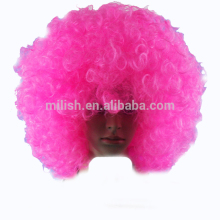 HEN-0070 hen party supplier accessories big pink afro wig