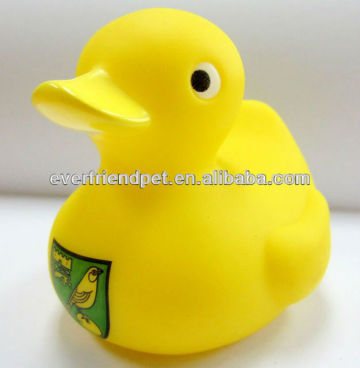 Pvc bath toy weighted promotional floating duck