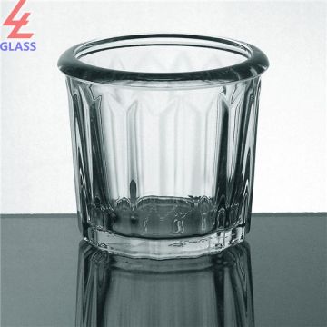 frosted glass candle holder