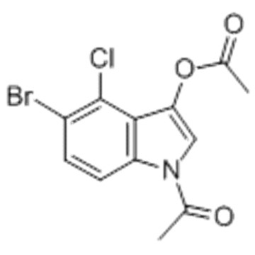 Acetato de 1-Acetil-5-bromo-4-cloro-1H-indol-3-yl CAS 3030-06-6