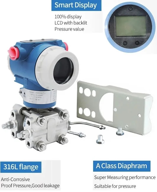 Low Price flange pressure Transmitter DN50 DN80 tank level transmitter 4-20mA HART