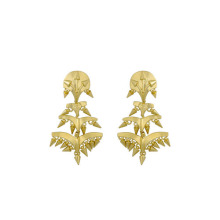 Glamour Gold Drop Earrings 1203-S