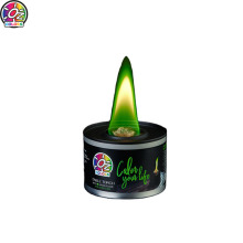Colored Flame Oil Decorative Candles