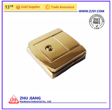 Gold Suitcase Bag locks