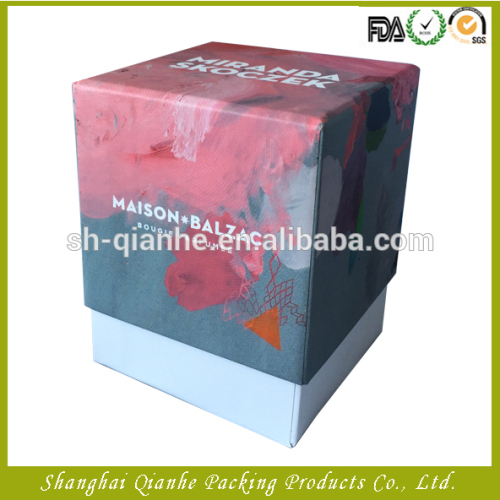 Custom logo professional elegant peper candle packaging box