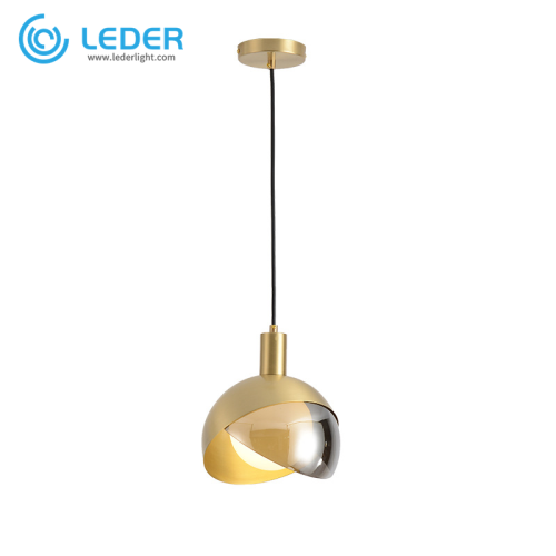 Lustre pendente de metal LEDER