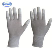 Carbon ESD Nylon PU Coated Gloves