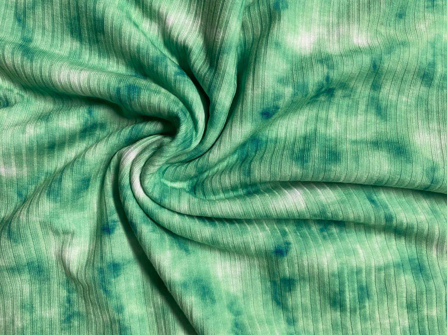 Musa Polyester Spandex 2x2 Rib Knit Custom Printed Rib Knit Fabric
