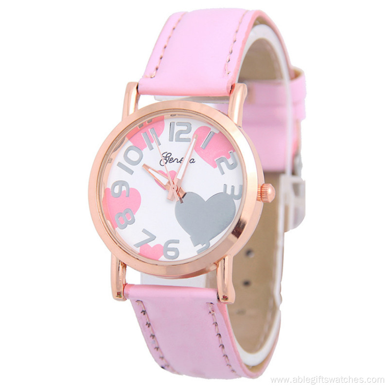 2016 New Design Busniess Women Leather Wristwatch