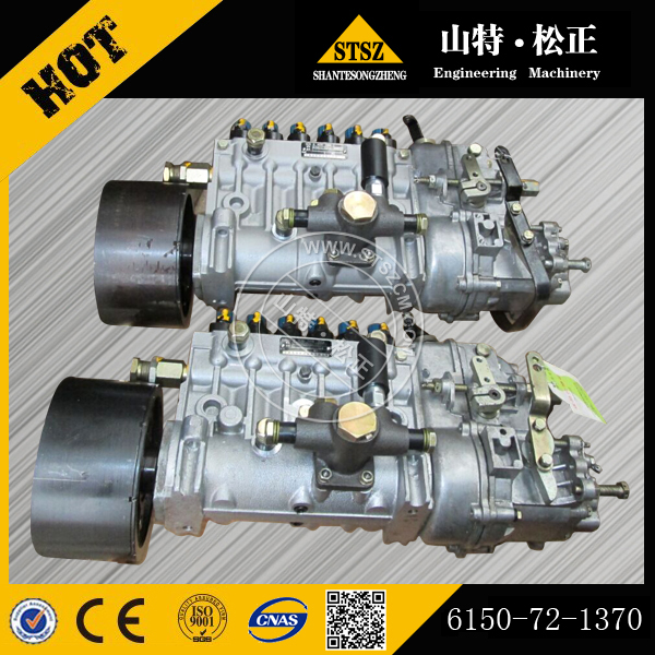 مضخة حاقن Komatsu 6152-72-1211 للمحرك SA6D125E-2A-C7