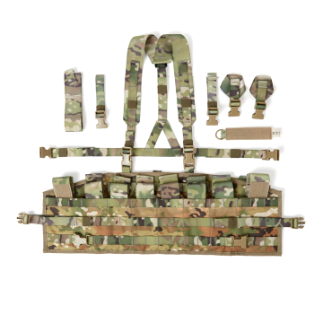 MOLLE 2 Assault Tactical Vest OCP Camouflage Plate Carriter Chest Rig with Straps