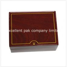 High quality custom luxury pu leather men's wrist watch box